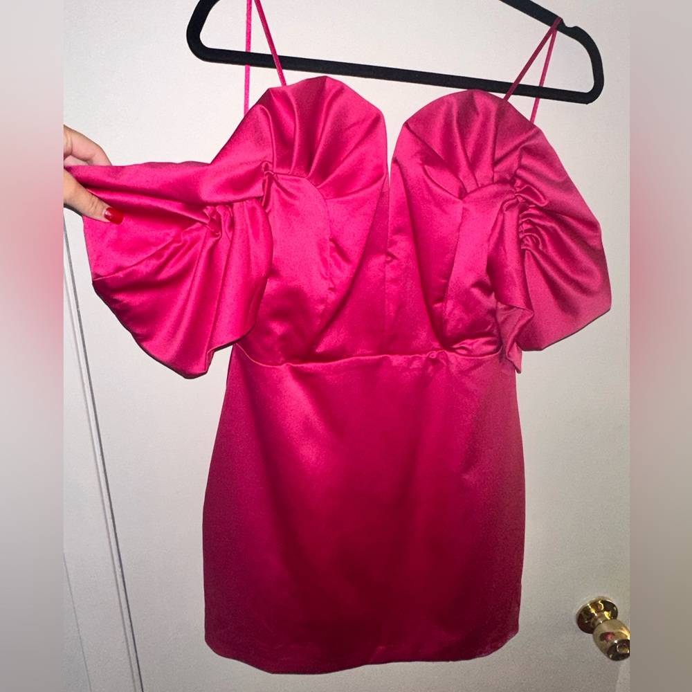 Hot Pink Cocktail Dress